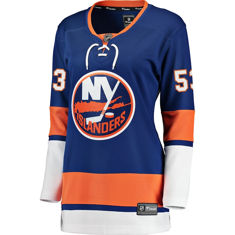 Maillot de joueuse Casey Cizikas Royal New York Islanders Breakaway pour femmes (Fanatics)