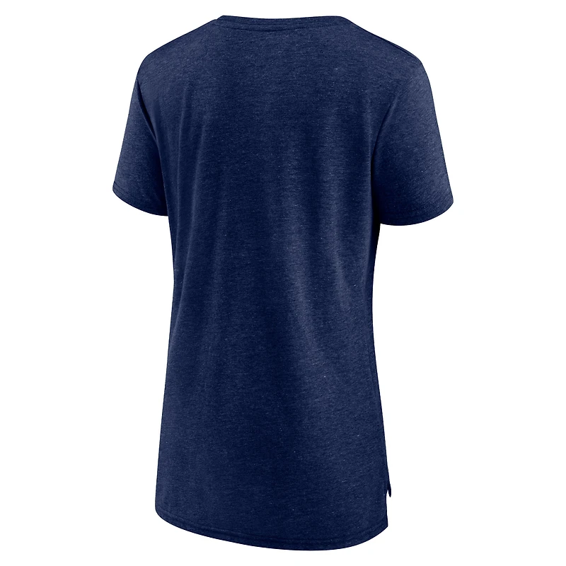 Women's Fanatics Heather Navy New York Islanders Special Edition 2.0 Modern T-Shirt