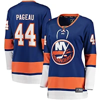 Maillot de joueur échappé des Islanders New York Fanatics Jean-Gabriel Pageau pour femmes, bleu