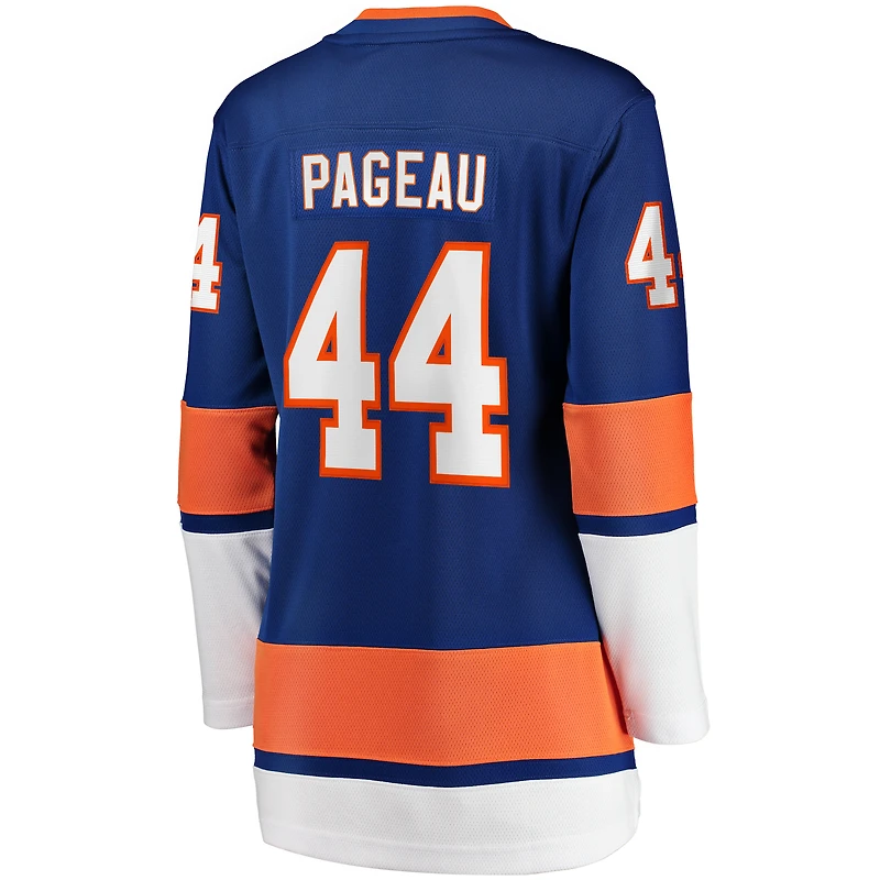 Maillot de joueur échappé des Islanders New York Fanatics Jean-Gabriel Pageau pour femmes, bleu