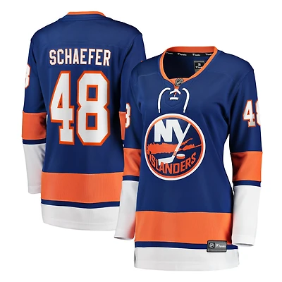 Women's Fanatics Matthew Schaefer Royal New York Islanders Home Breakaway Player Jerseys