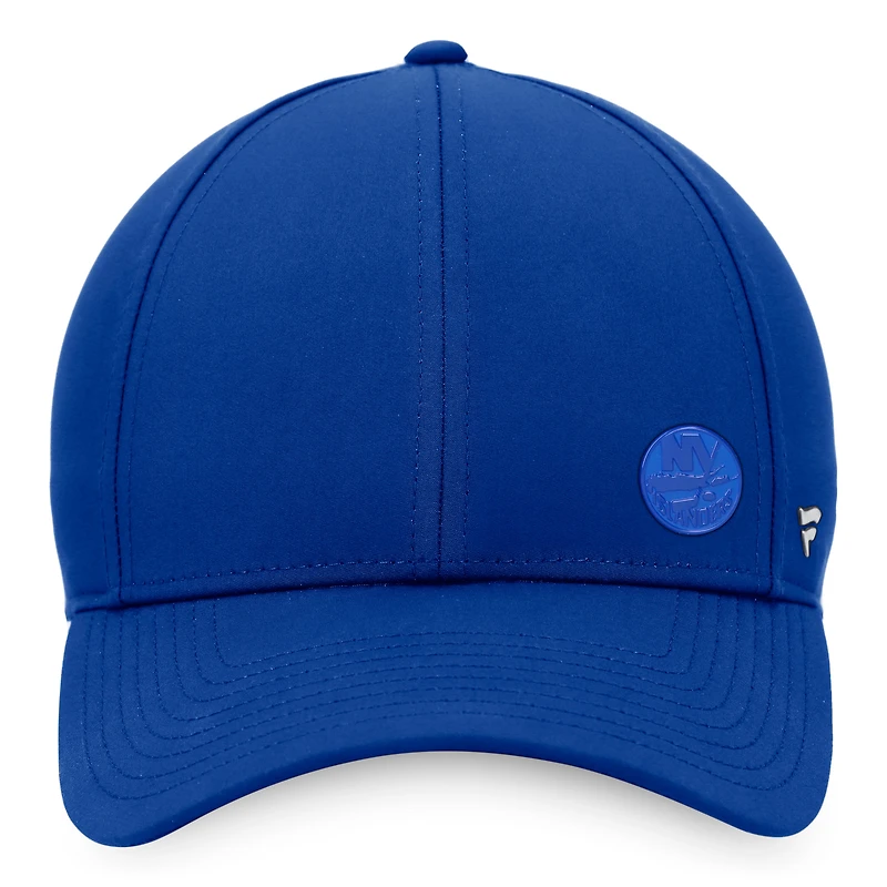 Casquette réglable structurée authentique Pro Road Fanatics Royal New York Islanders pour femmes