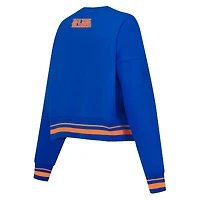 Sweat-shirt court Pro Standard Royal New York Islanders Area Code pour femme