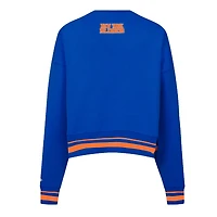 Sweat-shirt court Pro Standard Royal New York Islanders Area Code pour femme