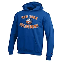 Youth Champion  Blue New York Islanders Fleece Powerblend Hoodie