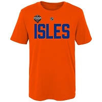 Youth Mathew Barzal Orange New York Islanders 2024 NHL Stadium Series Name & Number T-Shirt