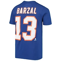T-shirt avec nom et numéro du joueur Royal New York Islanders Mathew Barzal pour jeune