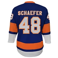 Youth Outerstuff Matthew Schaefer Blue New York Islanders Home Replica Player Jersey
