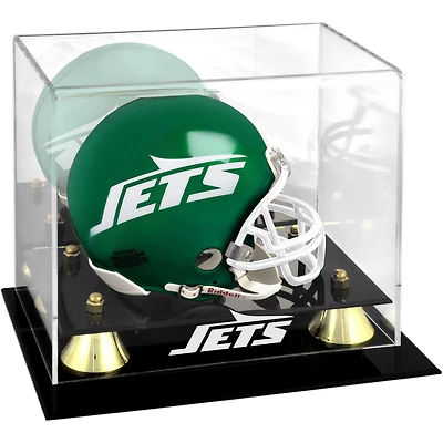  New York Jets Golden Classic Mini Helmet Display Case
