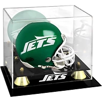  New York Jets Golden Classic Mini Helmet Display Case