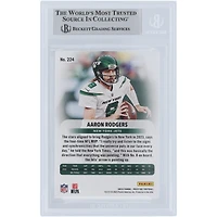 Aaron Rodgers New York Jets Autographed 2023 Panini Prestige Xtra Points Blue #224 #/399 Beckett Fanatics Witnessed Authenticated Card