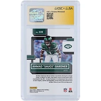 Ahmad Sauce Gardner New York Jets Autographed 2022 Panini Donruss Optic #228 CGC Fanatics Witnessed Authenticated /10 Rookie Card