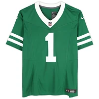 Maillot vert dédicacé par Ahmad Sauce Gardner des New York Jets