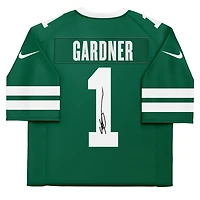 Ahmad Sauce Gardner New York Jets Autographed Green Limited Jersey
