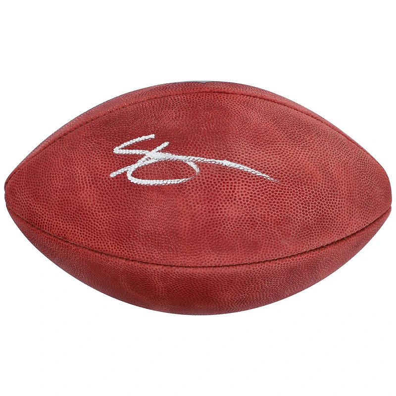 Ballon de football américain en couleur autographié par Ahmad Sauce Gardner des New York Jets