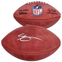 Ballon de football américain en couleur autographié par Ahmad Sauce Gardner des New York Jets
