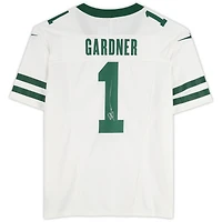 Maillot blanc dédicacé par Ahmad Sauce Gardner des New York Jets