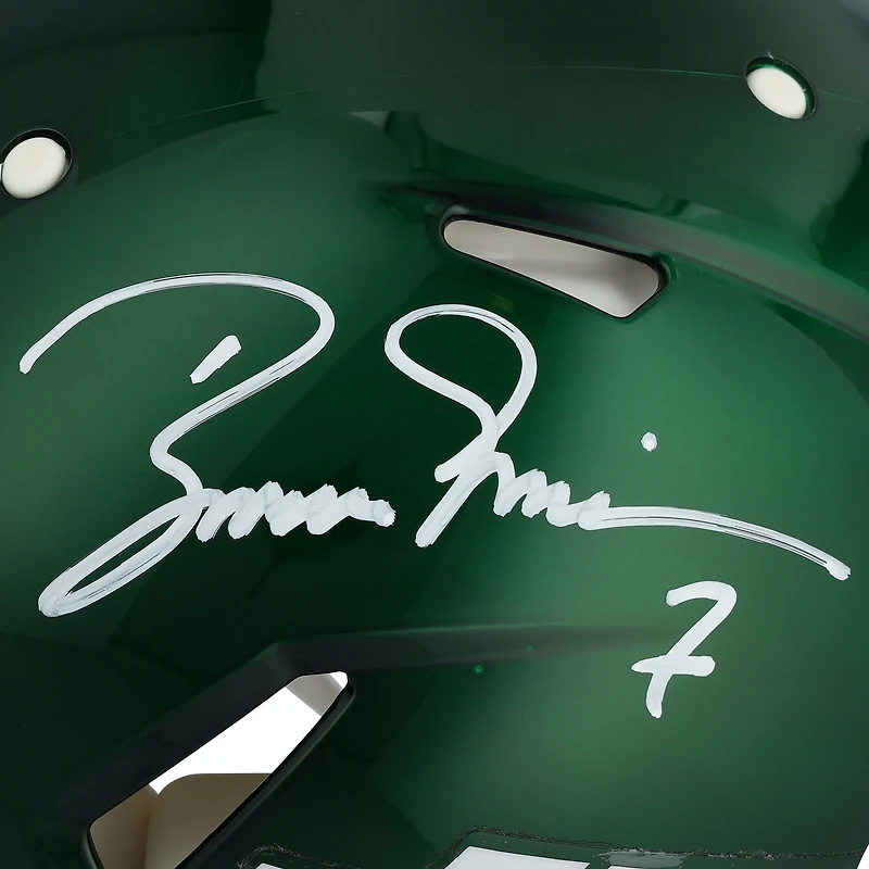 Casque Riddell Speed ​​authentique autographié par Boomer Esiason des New York Jets