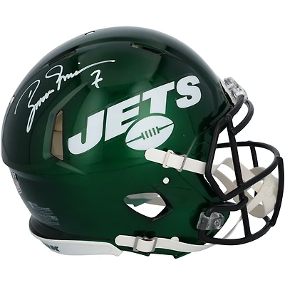 Casque Riddell Speed authentique autographié par Boomer Esiason des New York Jets