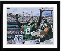Braelon Allen New York Jets Autographed 16" x 20" 1st Touchdown Celebration Photograph