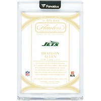 Braelon Allen New York Jets Autographed 2024 Panini Flawless Ruby Rookie Frame #RFS-BAN #4/15 Rookie Card