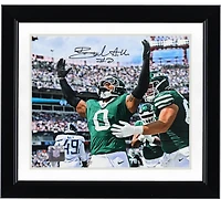 Photographie autographiée de 20,3 x 25,4 cm de Braelon Allen des New York Jets pour célébrer son premier touchdown
