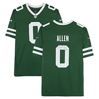 Maillot Nike Vapor F.U.S.E. vert dédicacé par Braelon Allen des New York Jets