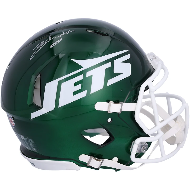 Braelon Allen New York Jets Autographed Riddell 2024 Speed Authentic Helmet