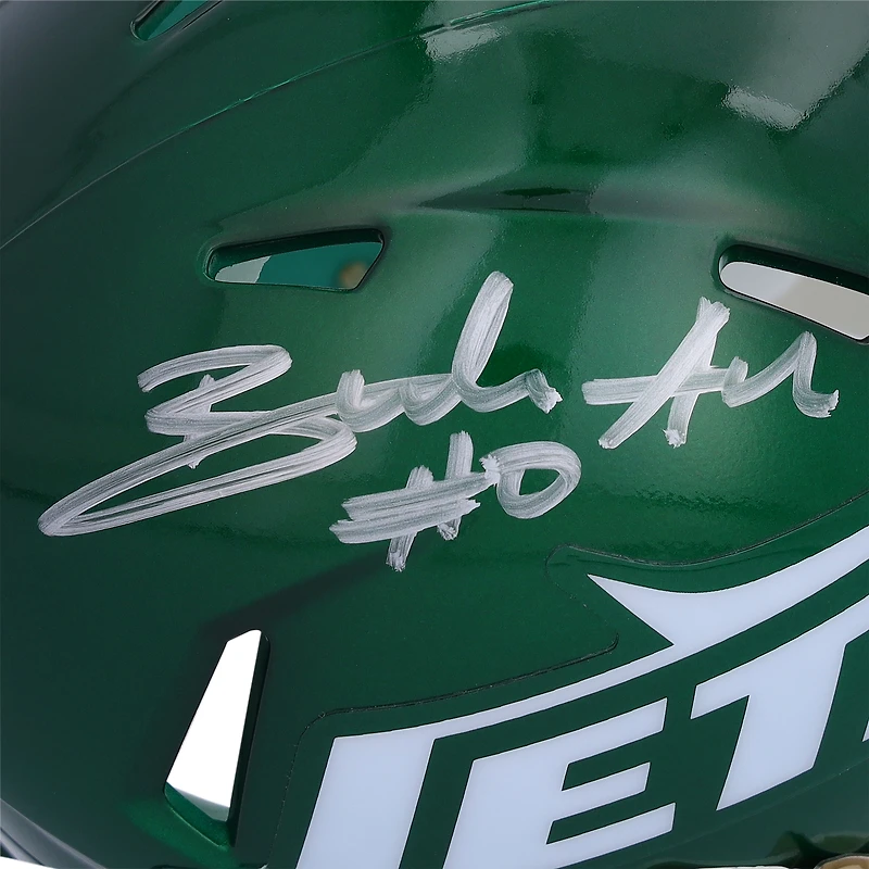 Casque Riddell Speed ​​Mini autographié par Braelon Allen des New York Jets 2024