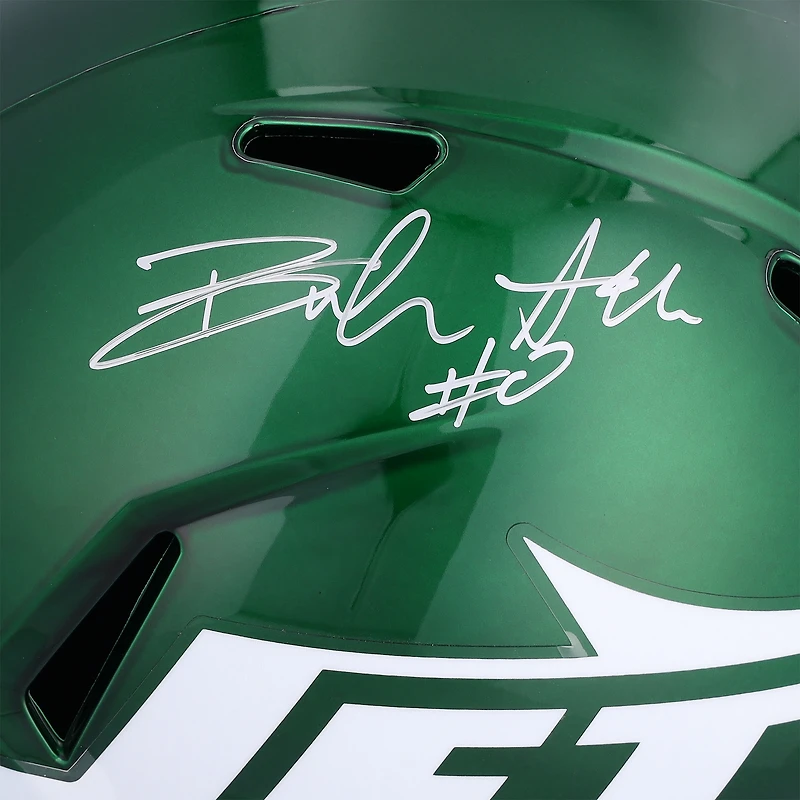 Casque réplique Riddell Speed ​​2024 autographié par Braelon Allen des New York Jets