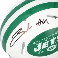 Braelon Allen New York Jets Autographed Riddell 2024 White Classic Alternate Speed Mini Helmet