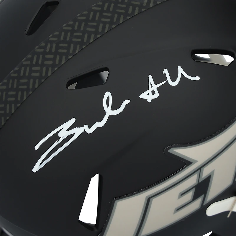 Mini-casque Riddell Rivalry Speed ​​autographié par Braelon Allen des Jets de New York