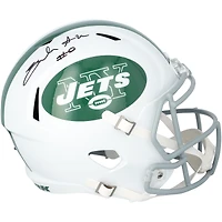 Braelon Allen New York Jets Autographed Riddell White Alternate Speed Replica Helmet 