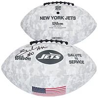 Braelon Allen New York Jets Autographed Wilson 2024 Salute To Service Football 