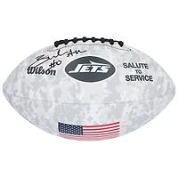 Braelon Allen New York Jets Autographed Wilson 2024 Salute To Service Football 