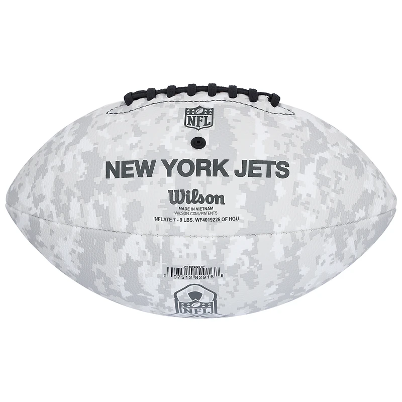 Braelon Allen New York Jets Autographed Wilson 2024 Salute To Service Football