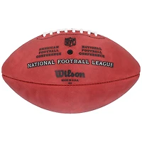 Ballon de football Wilson Duke en couleur autographié par Braelon Allen des New York Jets