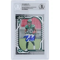 Breece Hall New York Jets 2022 Panini Absolute #114 Beckett Fanatics Witnessed Authenticated Rookie Card