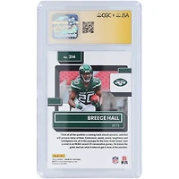 Carte de recrue Panini Donruss #314 autographiée 2022 par Breece Hall New York Jets, CGC Fanatics Witnessed Authenticated 10/10