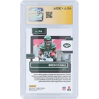 Breece Hall New York Jets Autographed 2022 Panini Donruss Press Proof Premium #314 CGC Fanatics Witnessed Authenticated 9/10 Rookie Card
