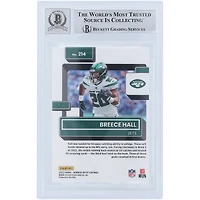 Breece Hall New York Jets Autographed 2022 Panini Donruss Rated Rookie #214 Beckett Fanatics Witnessed Authenticated 9/10 Rookie Card 