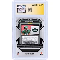 Breece Hall New York Jets Autographed 2022 Panini Prizm #317 CGC Authenticated Rookie Card