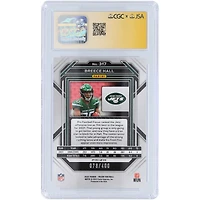 Breece Hall New York Jets Autographed 2022 Panini Prizm Pandora #317 #/400 CGC Fanatics Witnessed Authenticated 9/10 Rookie Card