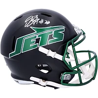 Breece Hall New York Jets Autographed 2024 Alternate Riddell Speed Replica Helmet