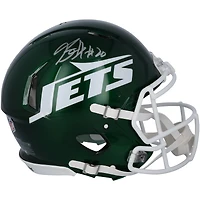 Breece Hall New York Jets Autographed 2024 Riddell Speed Authentic Helmet