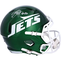 Breece Hall New York Jets Autographed 2024 Riddell Speed Replica Helmet