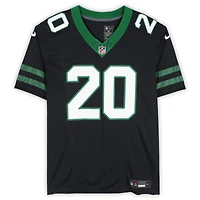 Breece Hall New York Jets Autographed Black Nike Vapor F.U.S.E. Limited Jersey 