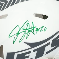 Breece Hall New York Jets Autographed Riddell 2024 Salute To Service Speed Authentic Helmet 