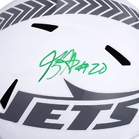 Casque réplique autographié Riddell 2024 Salute To Service Speed ​​des New York Jets par Breece Hall