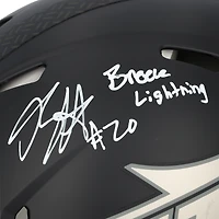 Breece Hall New York Jets Autographed Riddell Rivalry Speed Authentic Helmet with "Breece Lightning" Inscription